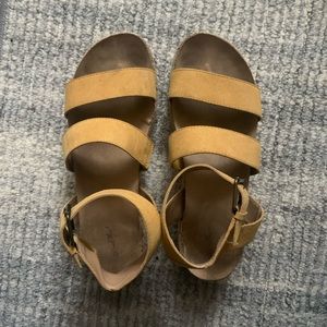 Yellow Platform Sandals